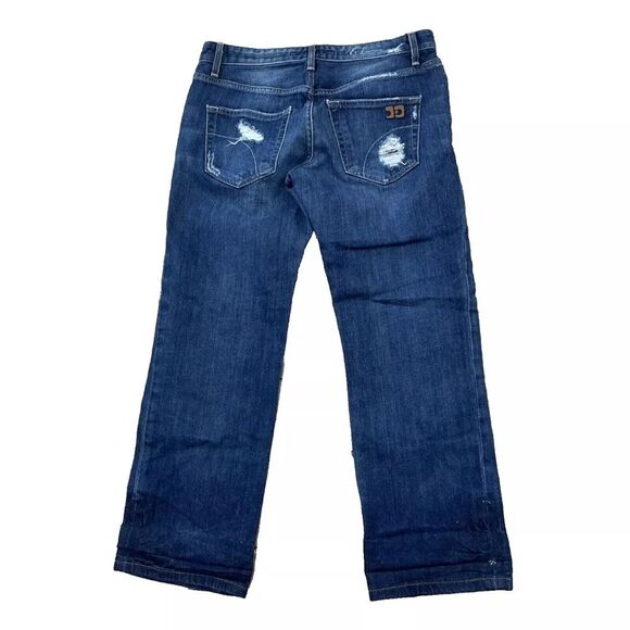 JOE’S Jeans Womens W 24 Cropped Ex-Lover Blue Gemma VTG Y2K LA Design 30in Waist - Picture 2 of 16